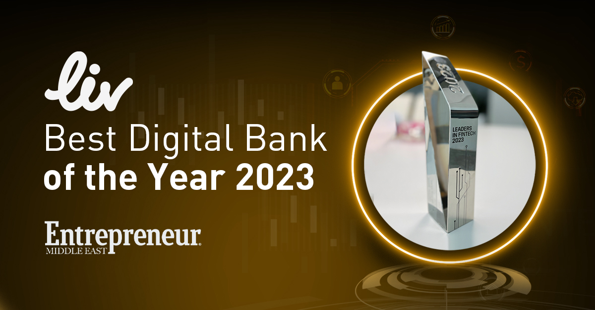 Liv Bank Receives the Prestigious Digital Bank of the Year Award