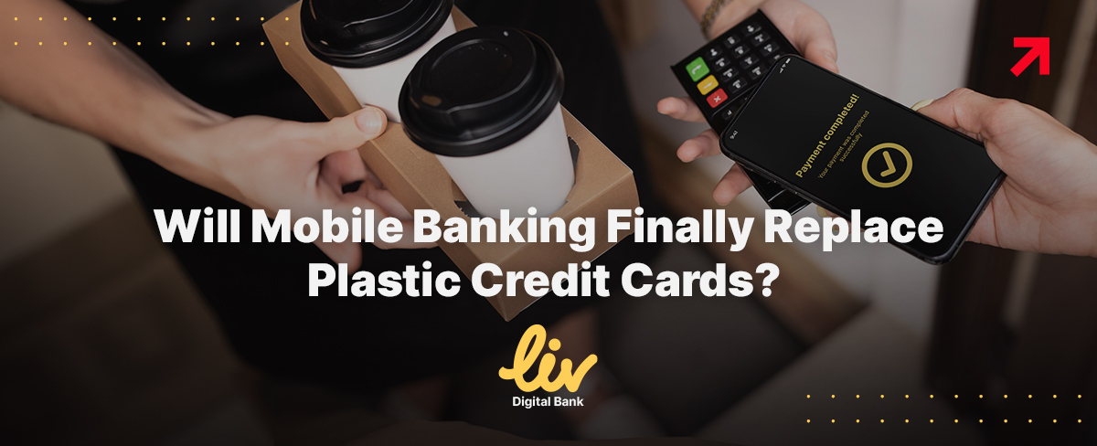 Customer doing online payment using liv mobile app