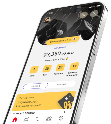 Liv X Mobile App by Liv Digital Bank powered by Emirates NBD